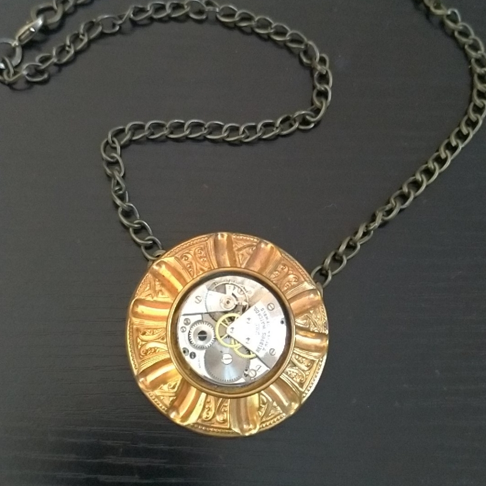 Steampunk Medallion necklace